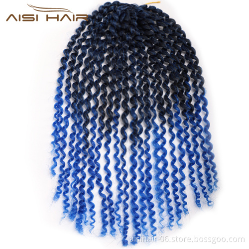 Aisi Hair Wholesale Manufacturer Crochet Braid Box Braids Marley Passion Twist Loose Wave Pre Stretched Synthetic Braiding Hair